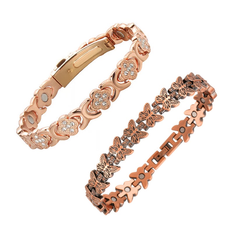 CopperClove - Four-Leaf Healing Bracelet