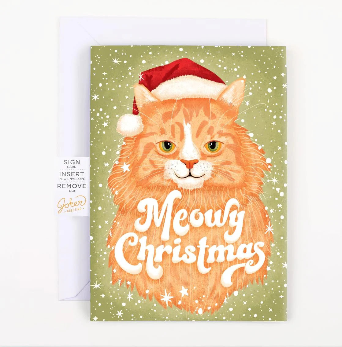 MeowMelody – Glitter Burst Christmas Carol Card