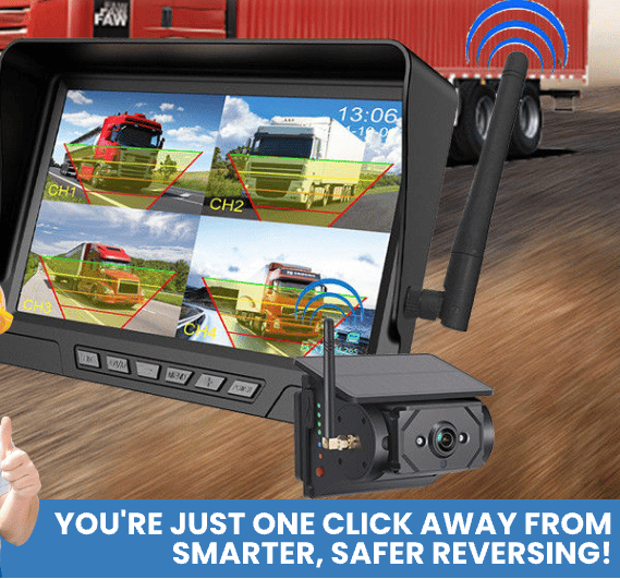 SolarVision – Magnetic Wireless Backup Camera Set