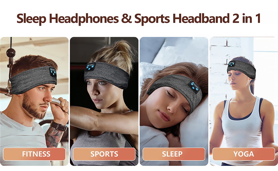 FlowSound - Sports Headband With Built-In Speakers