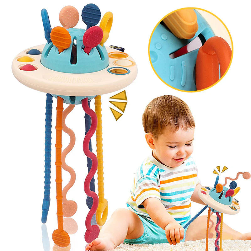 SpacePuff – UFO Silicone Pulling Toy