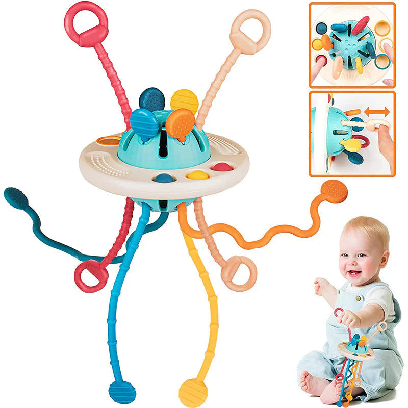 SpacePuff – UFO Silicone Pulling Toy