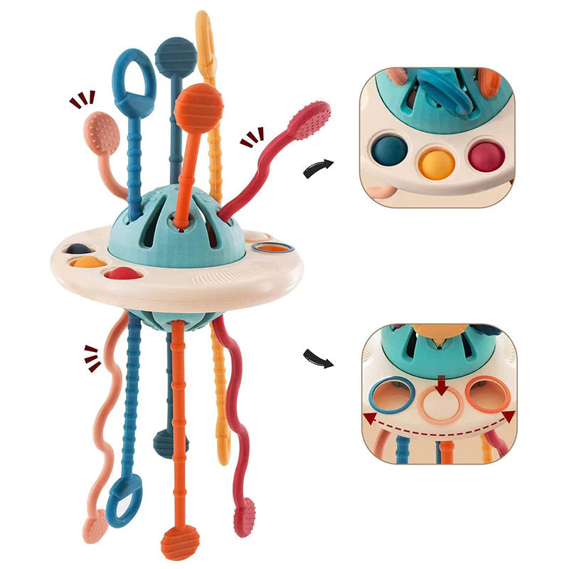 SpacePuff – UFO Silicone Pulling Toy