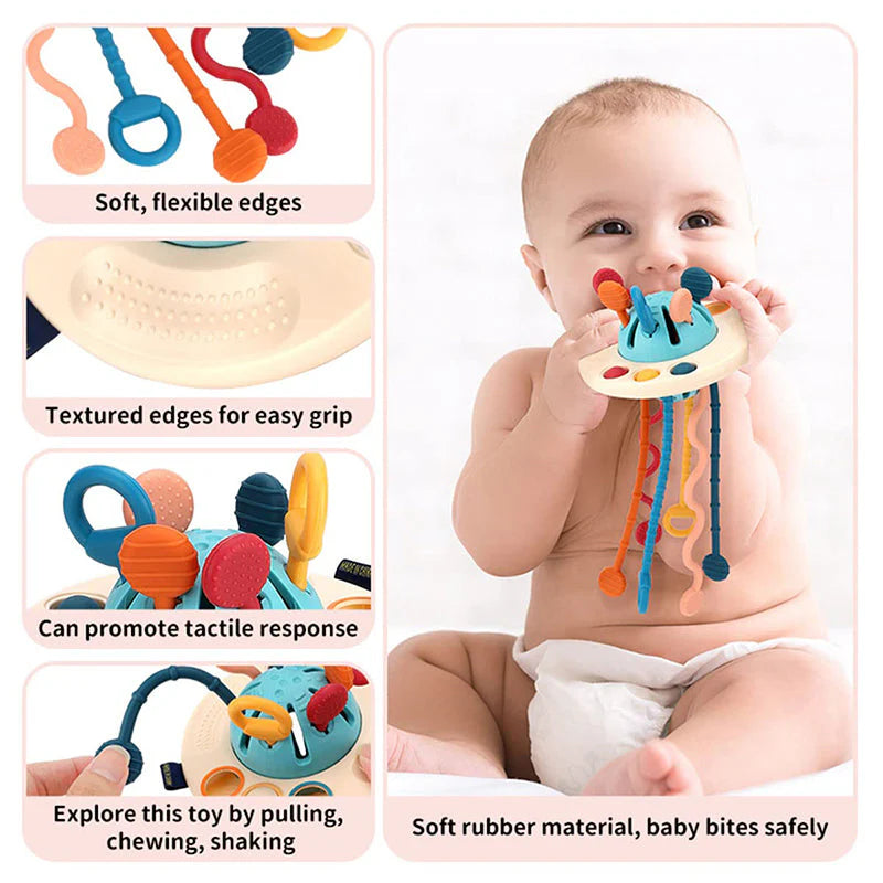 SpacePuff – UFO Silicone Pulling Toy