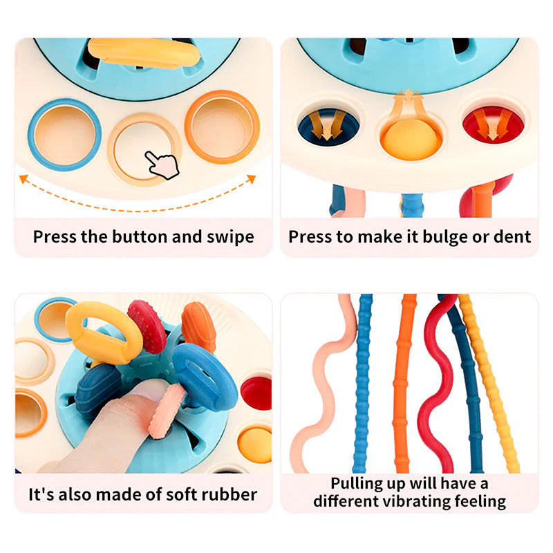 SpacePuff – UFO Silicone Pulling Toy