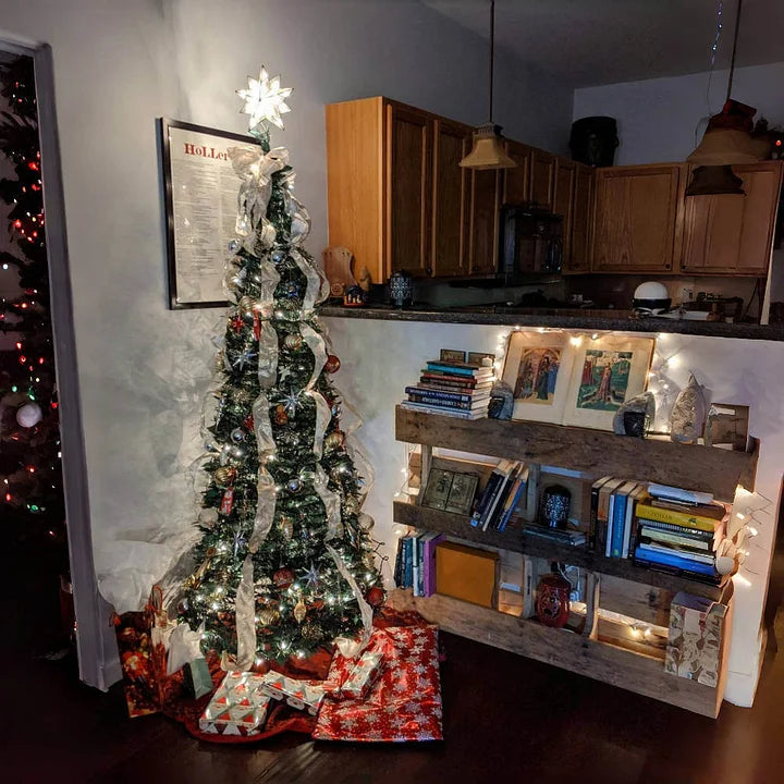 SparklePine – Easy Pop Up Gold & Silver Holiday Tree
