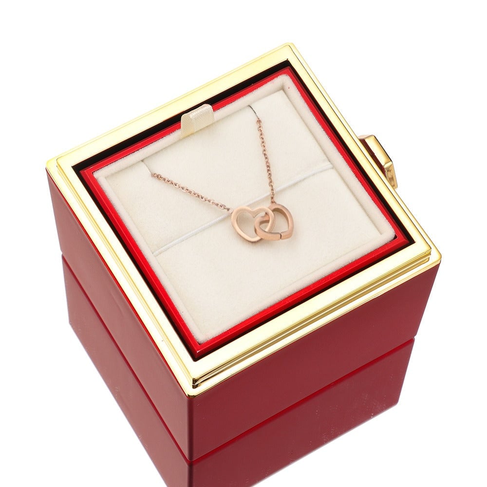 BlossomVault - Rose Treasure Box Necklace