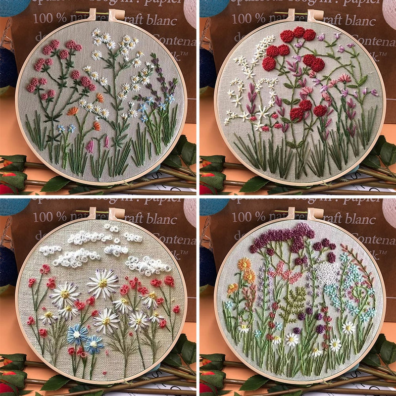 BloomStitch - Botanical Hand Embroidery Kit
