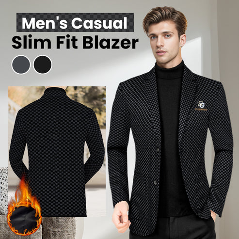 EliteForm – Slim-Fit Men’s Casual Blazer