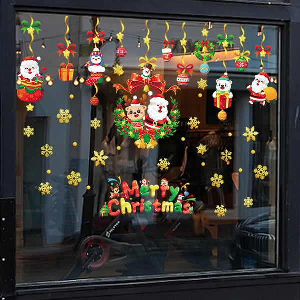 FrostyClings – Reusable Christmas Window Stickers