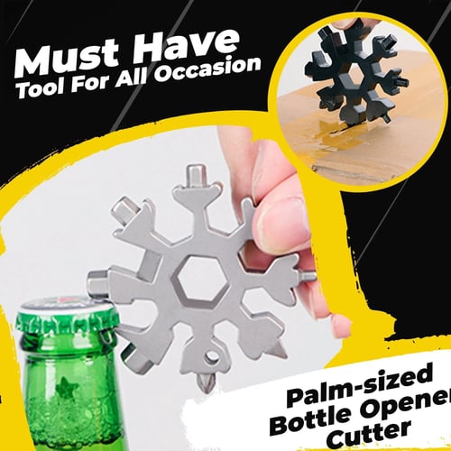 SnowMaster – Durable 18-in-1 Snowflake Multi-Tool