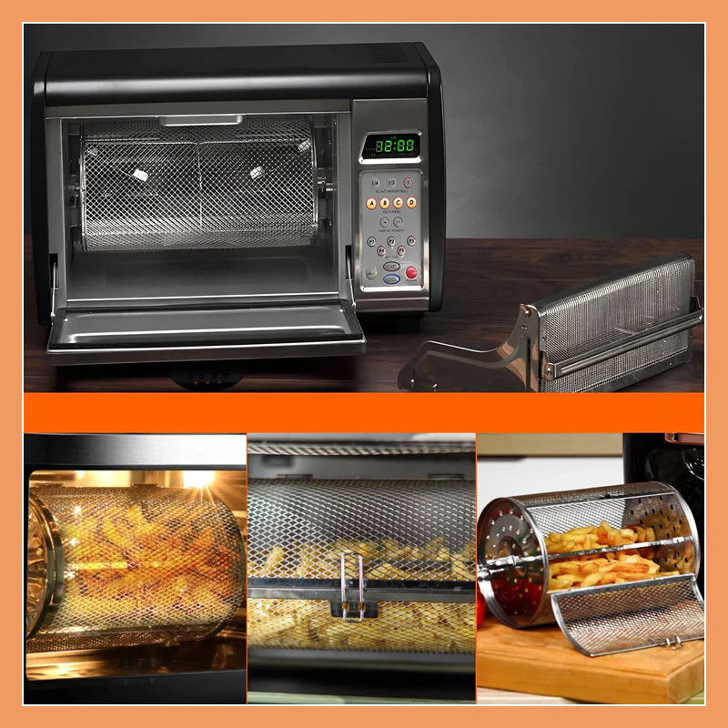 SpinFlame – Rotating Stainless Steel Grill