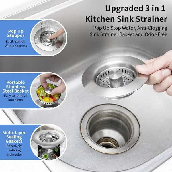 ClogFree - Sink Strainer & Stopper