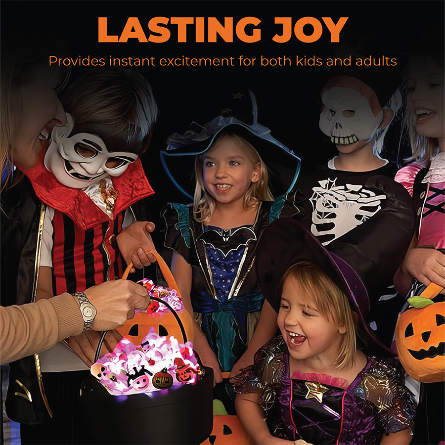SpookGlow – Halloween LED Rings (50pcs set)