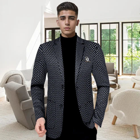 EliteForm – Slim-Fit Men’s Casual Blazer