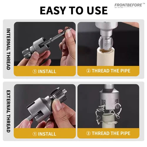 Dual Thread Extender ThreadMaster – Dual Action Pipe Threading Tool