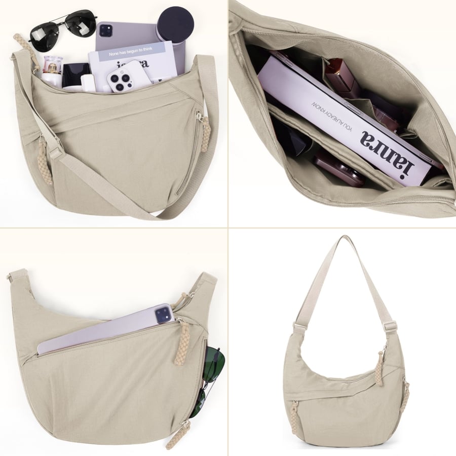 UrbanEase – Lightweight Nylon Crossbody Bag