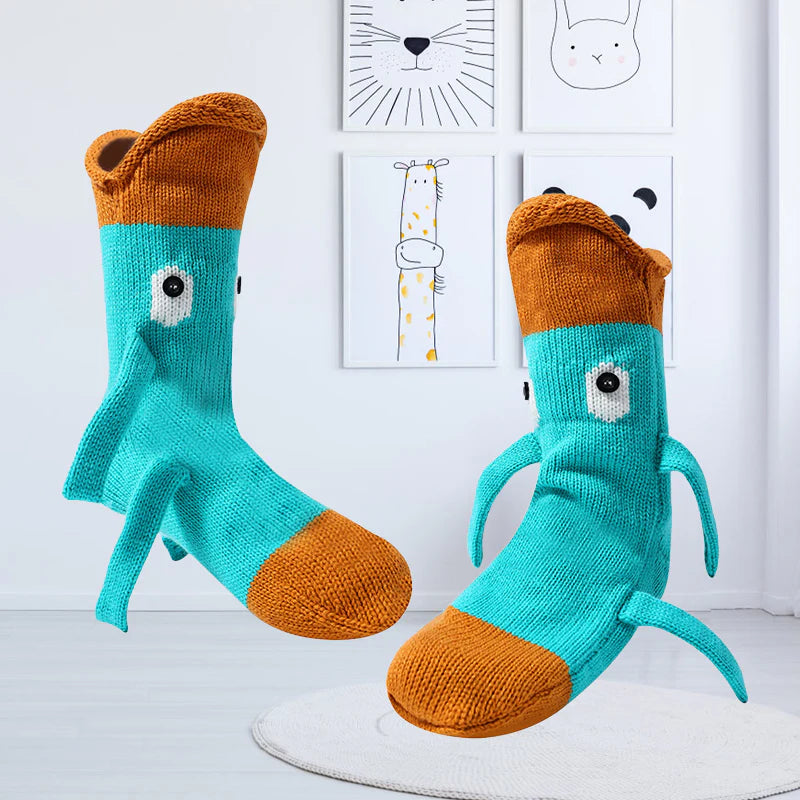 WarmWhiskers – Unisex Animal Knit Socks