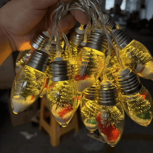 MerryShine – Holiday LED Bulb String Lights