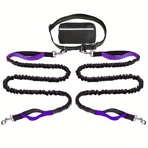 LeashEase – Zipper Pouch Running Dog Leash