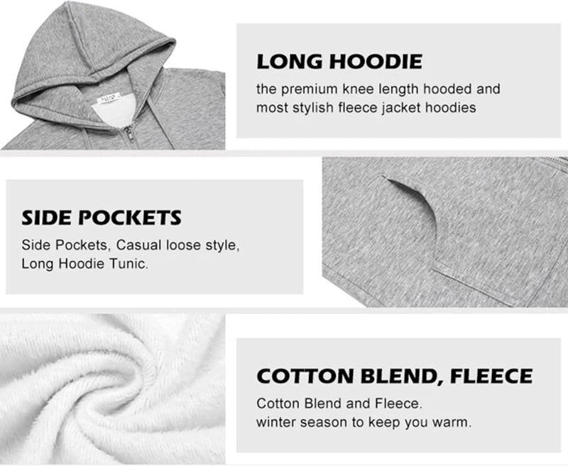 ZippaBelle – Stylish Women's Zip Hoodie