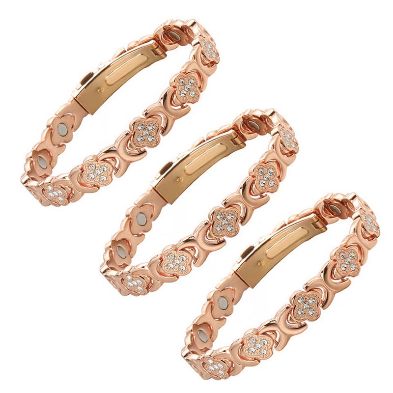 CopperClove - Four-Leaf Healing Bracelet