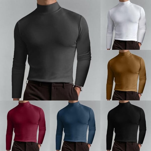 UrbanEdge – Stylish Mock Neck Tee