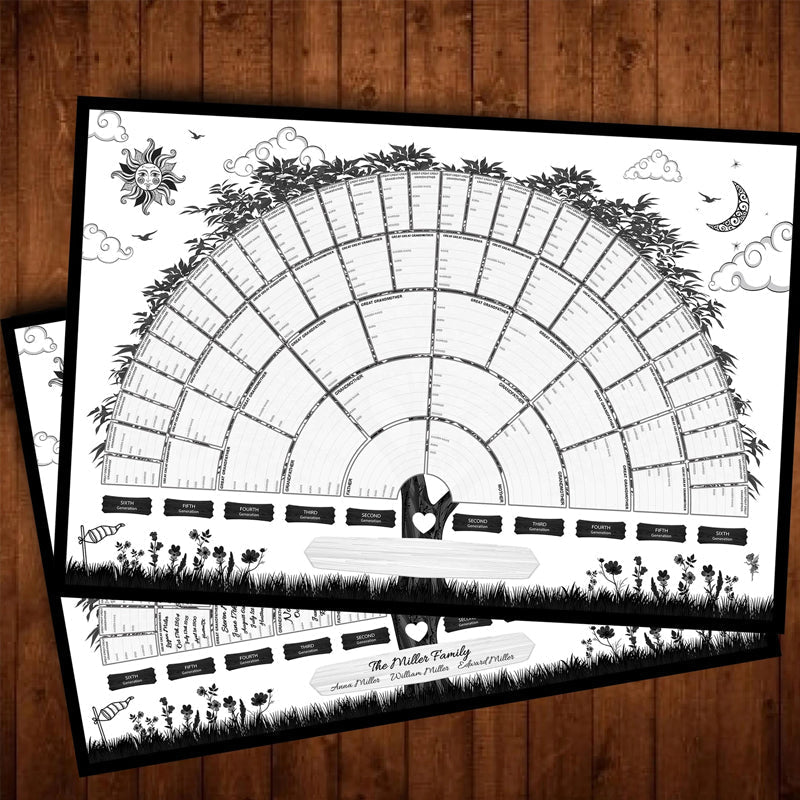 Tree of Life - Multi-Generation Heritage Display