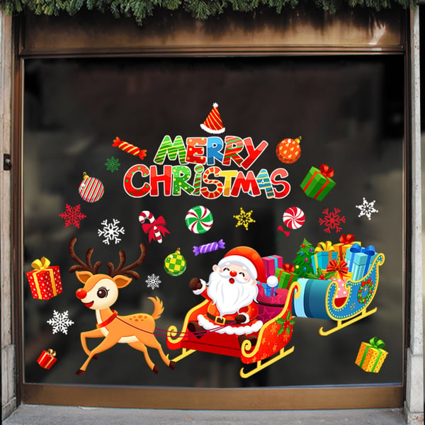 FrostyClings – Reusable Christmas Window Stickers