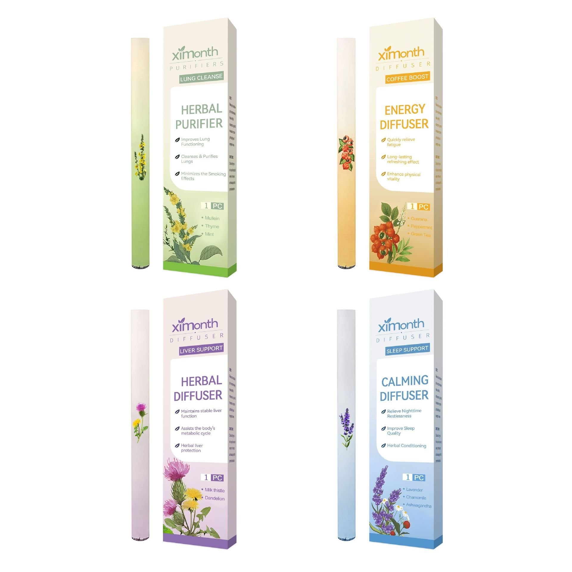 LungEase – Mullein Herbal Diffuser