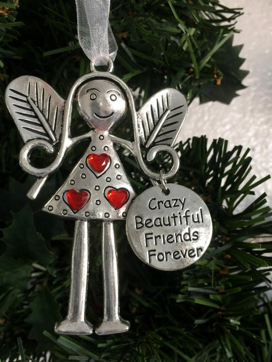 GuardianBond – Angel Friendship Ornament
