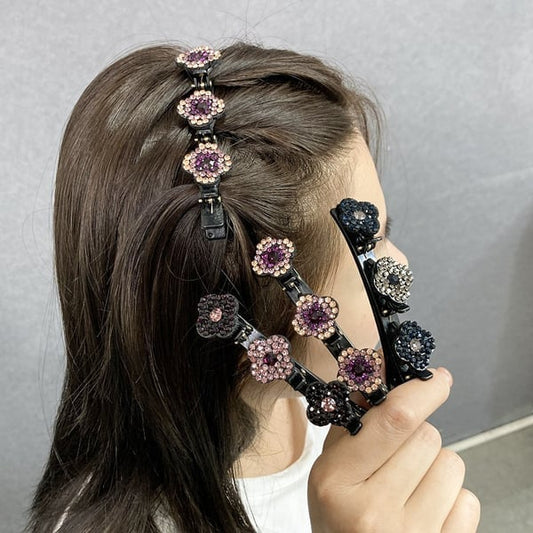 GlamBraids – Crystal Stone Hair Clips