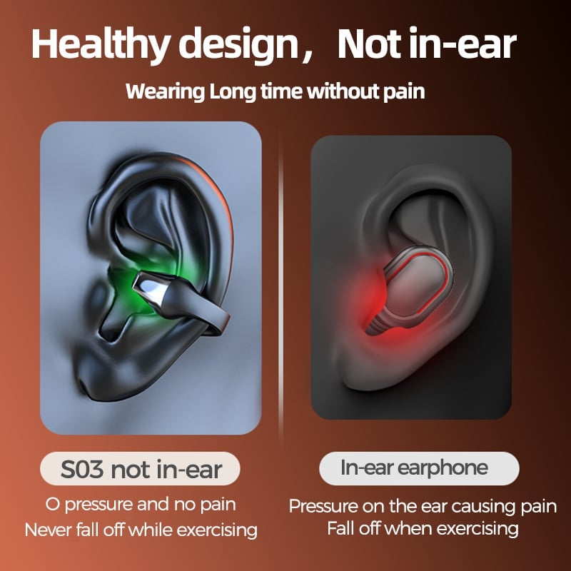 BoneBeat – Wireless Ear Clip Headphones