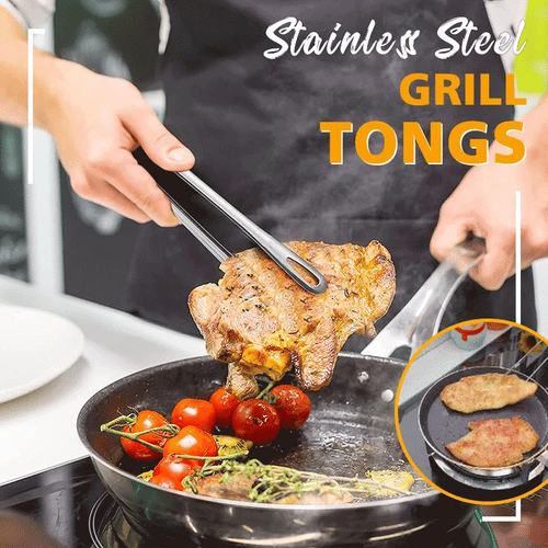 GrillGrip – Premium Stainless Steel Tongs