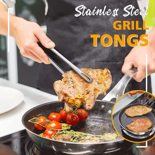 GrillGrip – Premium Stainless Steel Tongs