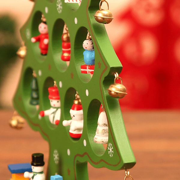 FestiveCraft – DIY Wooden Christmas Tree Decoration Set