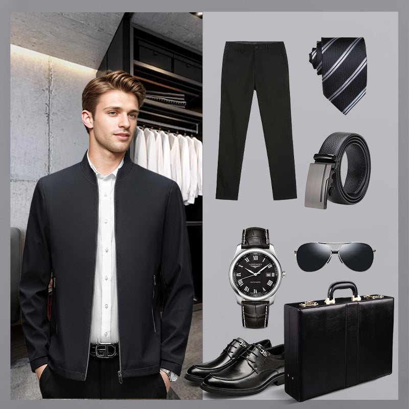 MetroStand – Zipper Casual Men’s Jacket