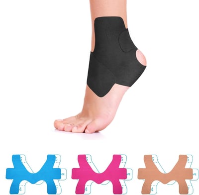 FlexiWrap – Precut Kinesiology Tape for Ankle Support