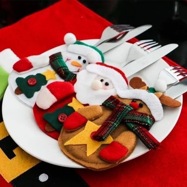 FestivePouch – Christmas Cutlery Holder Pocket