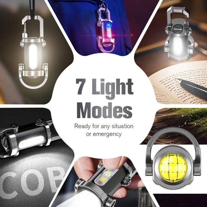 GlowKey – Mini Rechargeable Flashlight