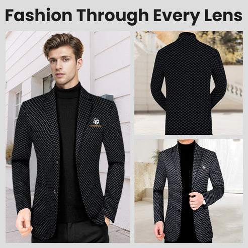 EliteForm – Slim-Fit Men’s Casual Blazer