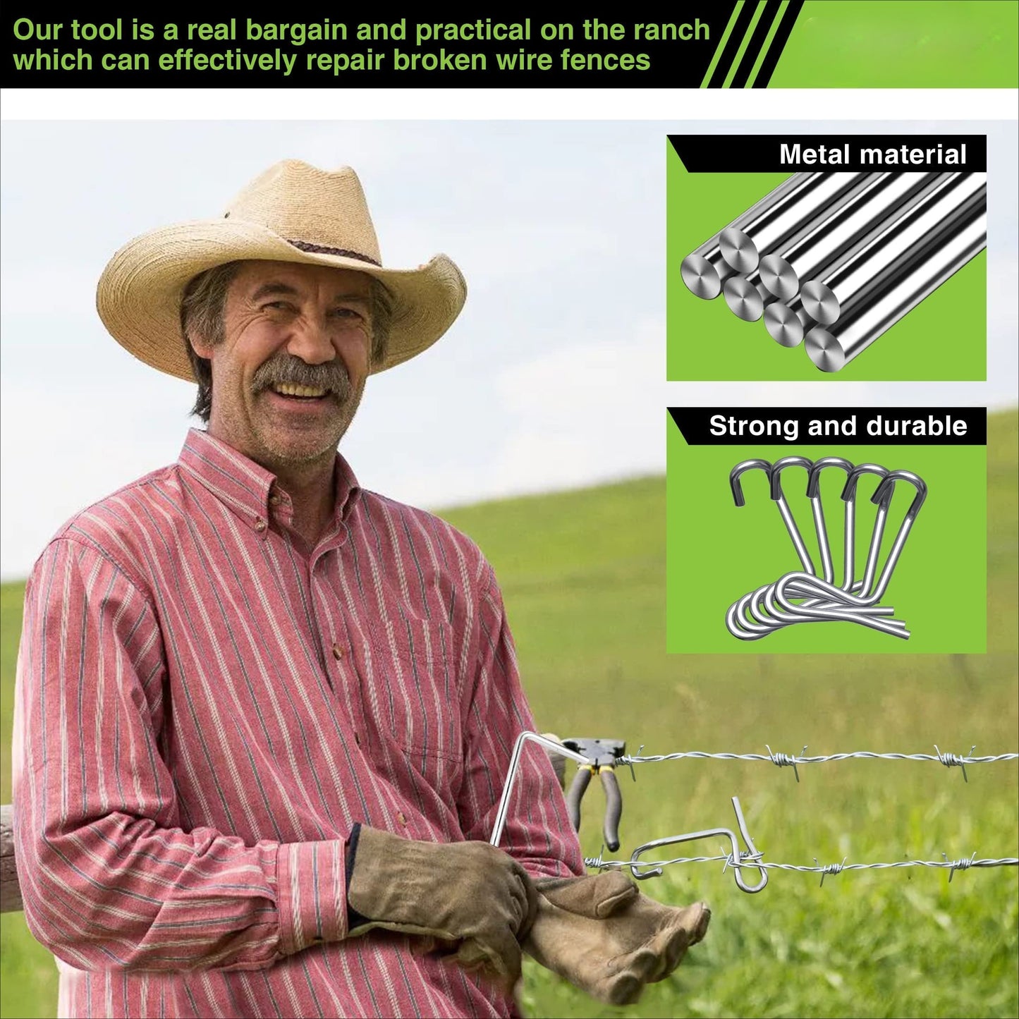PowerClamp – Heavy Duty Wire Clips & Steel Tool