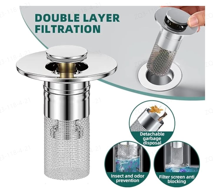 ClogGuard – Bathroom Sink Hair Catcher