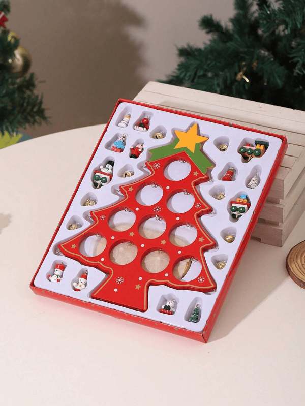 FestiveCraft – DIY Wooden Christmas Tree Decoration Set