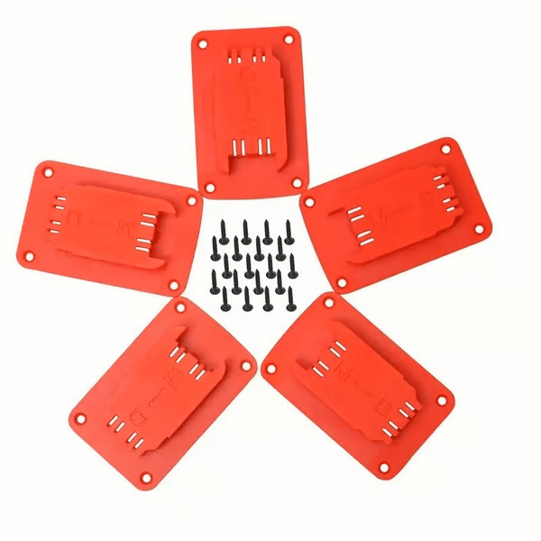 GripBase – 5Pcs Mounting Holders for Power Tool Batteries