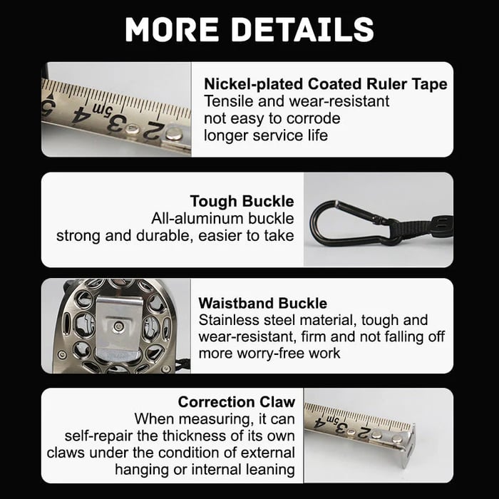 SteelEdge – Precision Retractable Ruler