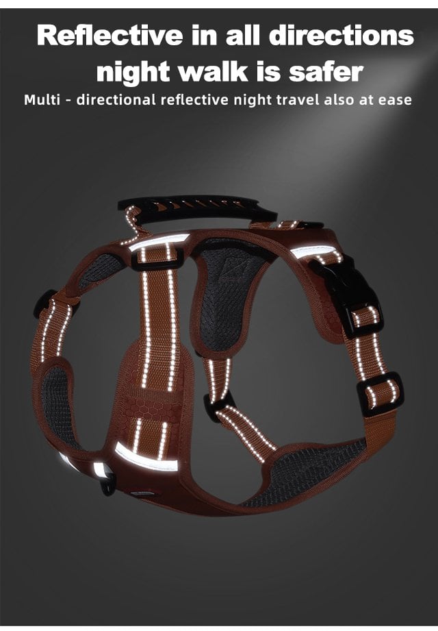 HappyTrek - Front-Leash Control Harness for Dogs