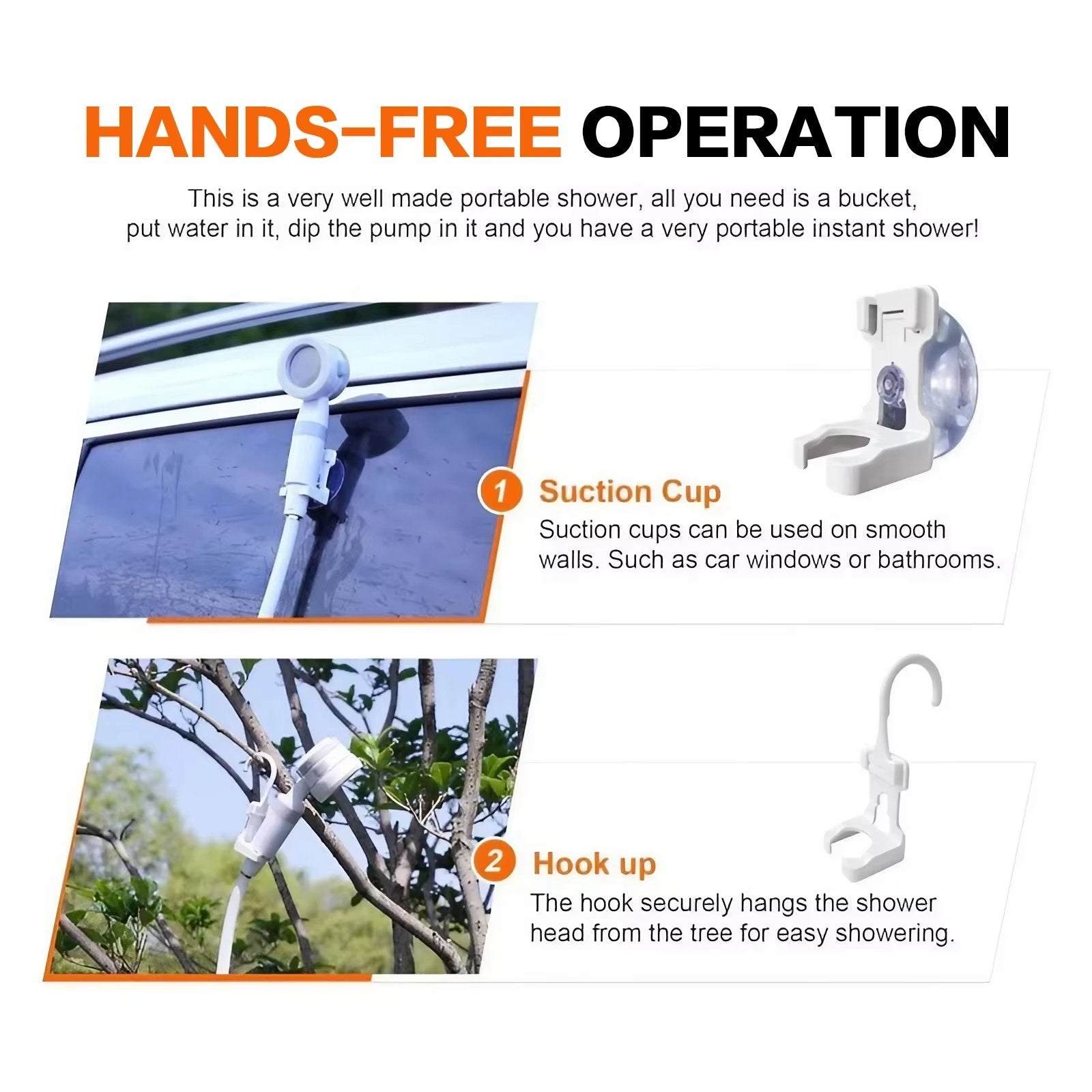 CampClean – Portable Outdoor Shower