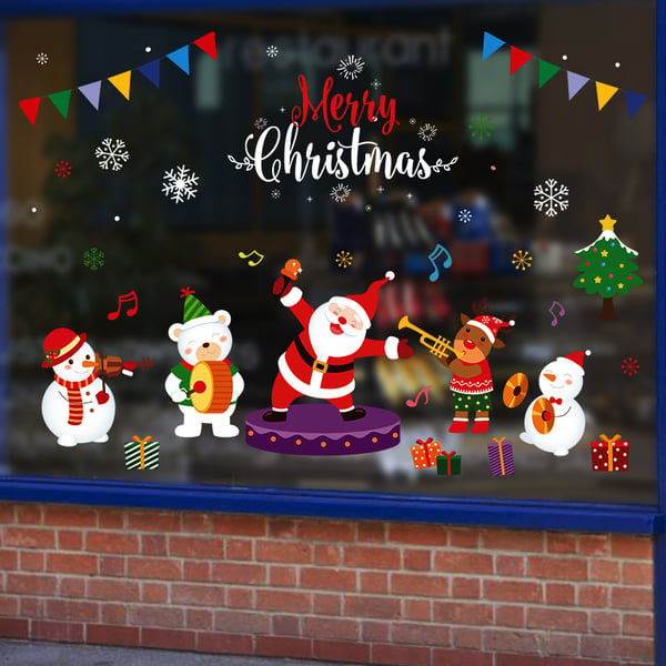 FrostyClings – Reusable Christmas Window Stickers