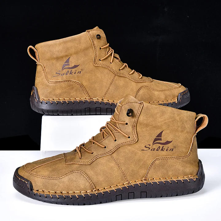 StrideRelief – Men’s Orthopedic Leather Boots